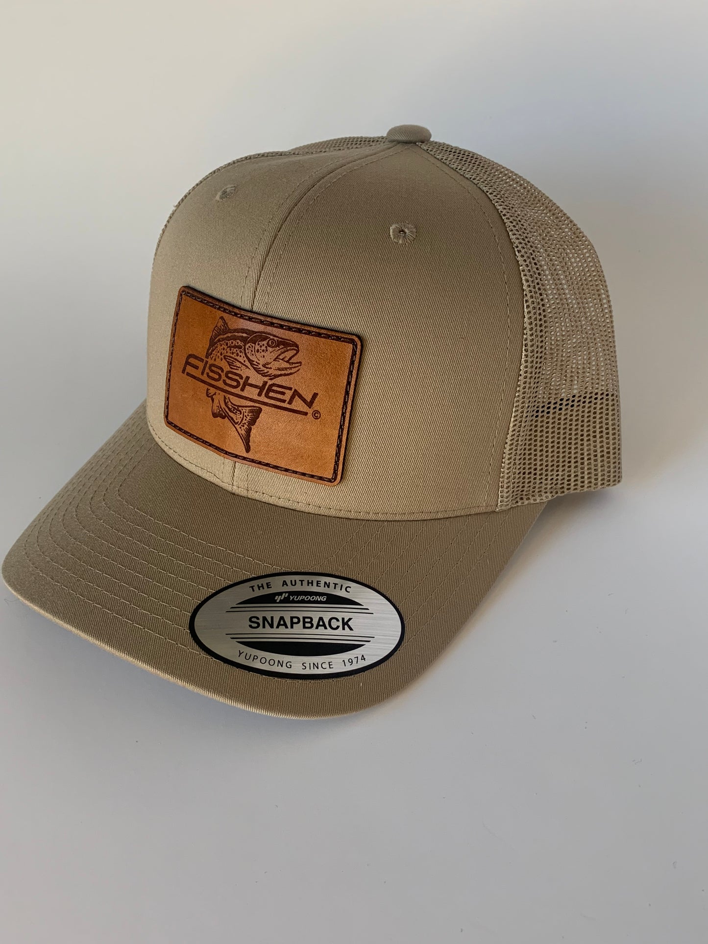 Leather Patch Trucker Hat