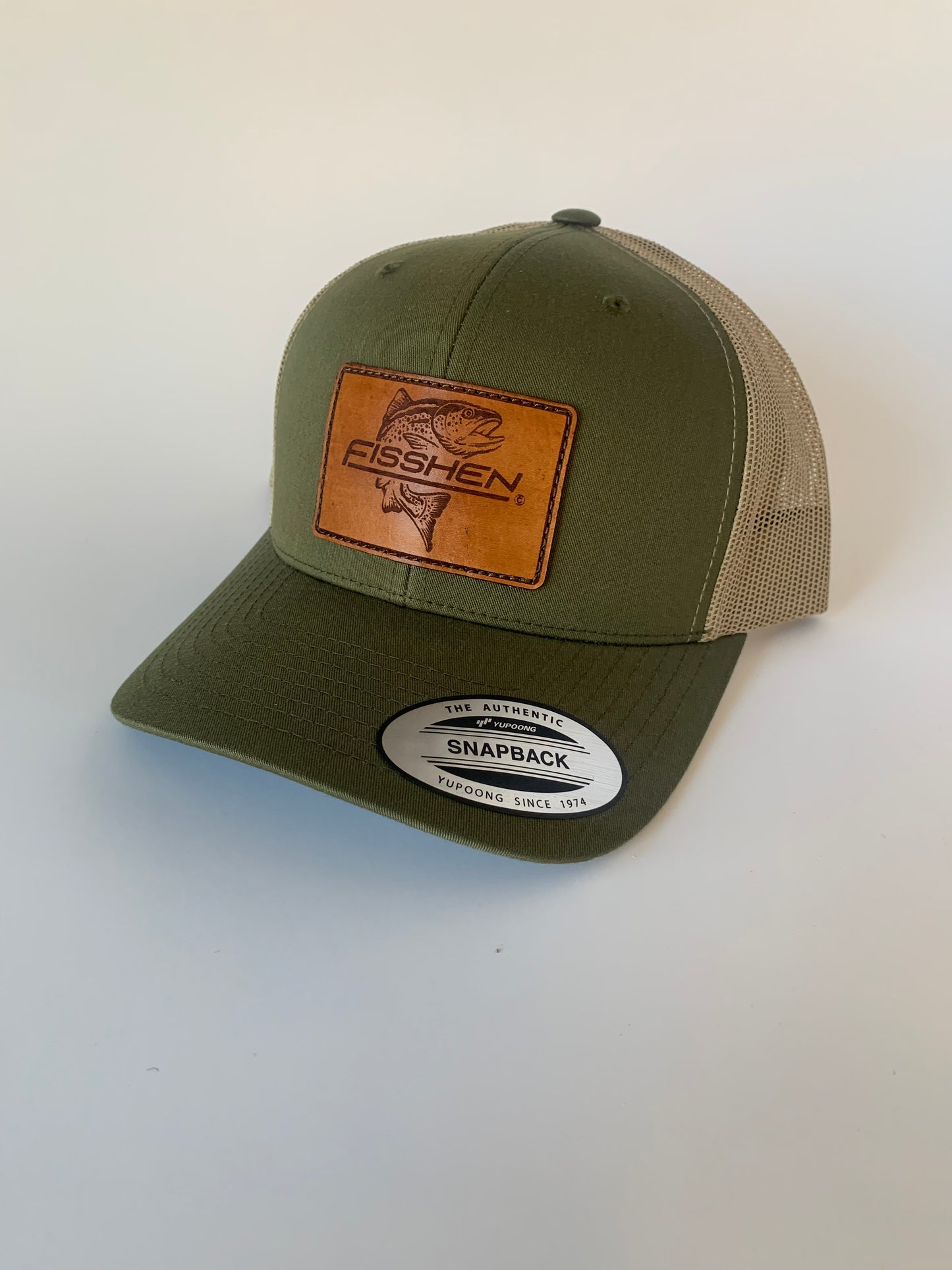 Leather Patch Trucker Hat